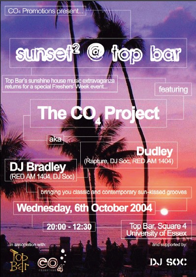 Sunset @ Top Bar, Wed 6th October